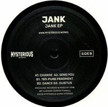 Jank ‎– Jank EP ( Mysterious Works ‎– MYST002 )