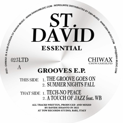 St. David - Essential Grooves E.P. (CHIWAX023LTD)