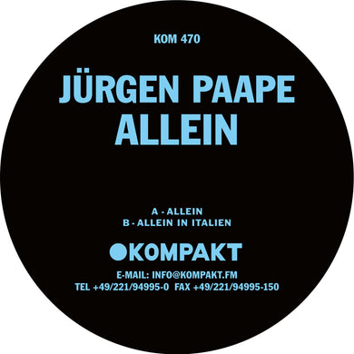 Jürgen Paape - Allein (Kompakt470)