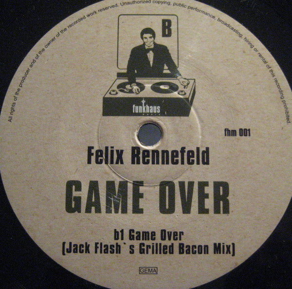 Felix Rennefeld ‎– Game Over (Second Hand)