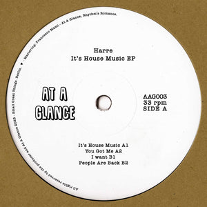 Harre - It's House Music EP (AAG003)