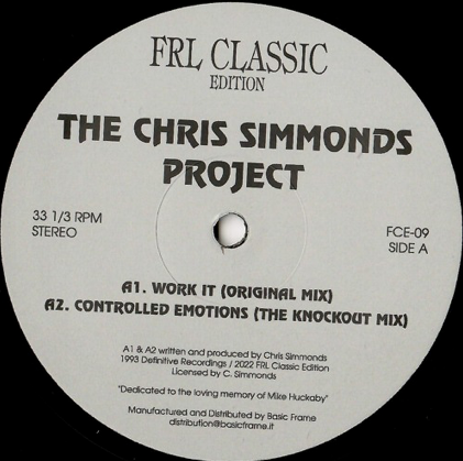 The Chris Simmonds Project - Work It / Mike Huckaby Remix (FCE09)