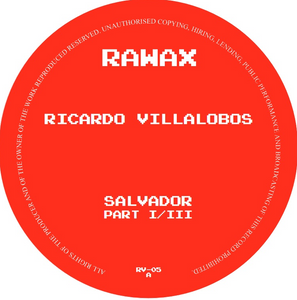 Ricardo Villalobos - Salvador Trilogy Part 1 of 3 (RV05R) (colored vinyl)