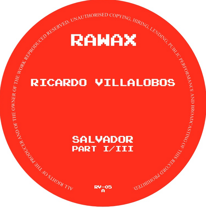 Ricardo Villalobos - Salvador Trilogy Part 1 of 3 (RV05R) (colored vinyl)