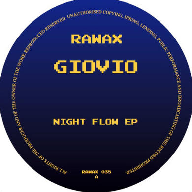 GIOVIO - NIGHT FLOW EP (RAWAX035)