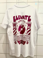 Elevate Signature 2026 T-Shirt (white T-Shirt with burgundy print)