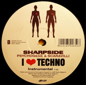 Sharpside – I ♥ Techno (Second Hand)