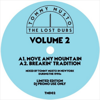 Tommy Musto - The Lost Dubs Vol. 2 (TMD02)