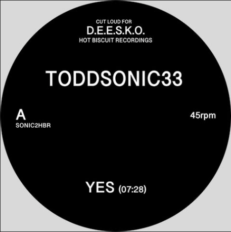 Toddsonic33 - Yes EP (SONIC2HBR)