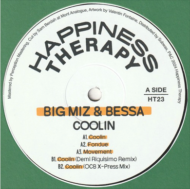 Big Miz & Bessa - Coolin (Incl. Demi Riquísimo + OCB remixes) (HT23)