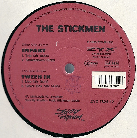 The Stickmen - Impakt / Tweek In (ZYX 7824-12)