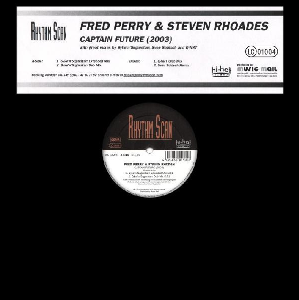 Fred Perry & Steven Rhoades ‎– Captain Future (Second Hand) (RS10005)