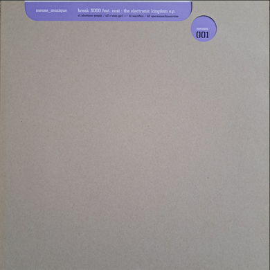 Break 3000 Feat. Zusi ‎– The Electronic Kingdom EP (MEUMU001) (Second Hand)