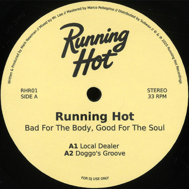 Running Hot - Bad For The Body, Good For The Soul EP (RHR01)