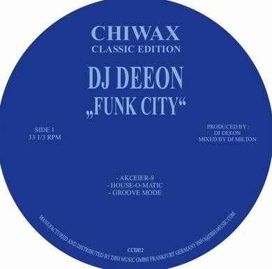 Dj Deeon - Funk City (CCE032)