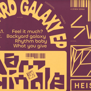 Dam Swindle - Backyard galaxy EP (HEIST096)
