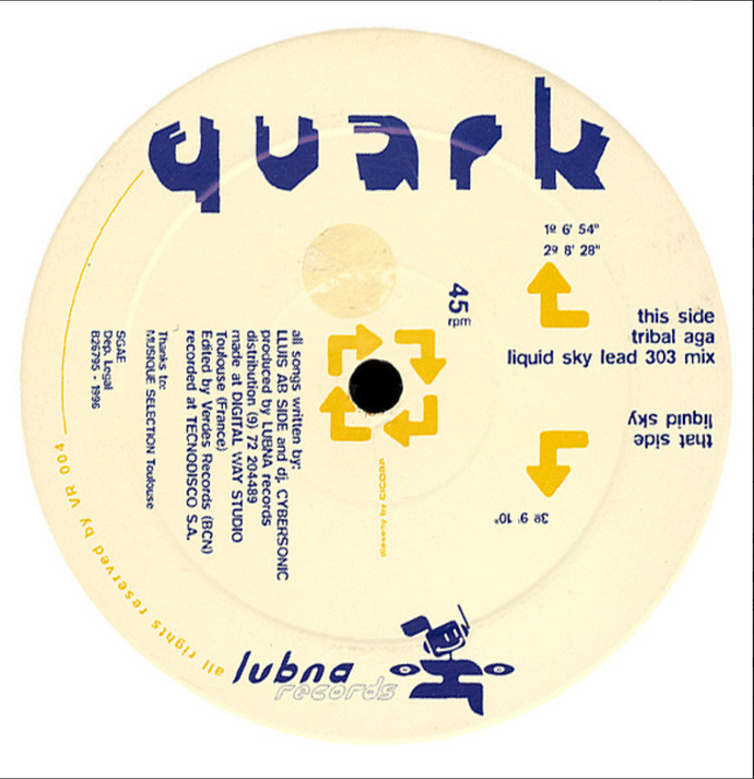 Quark – Tribal Aga/Liquid Sky (VR004) (Second Hand)