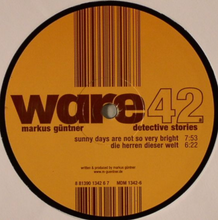 Markus Güntner ‎– Detective Stories (WARE42) (Second Hand)