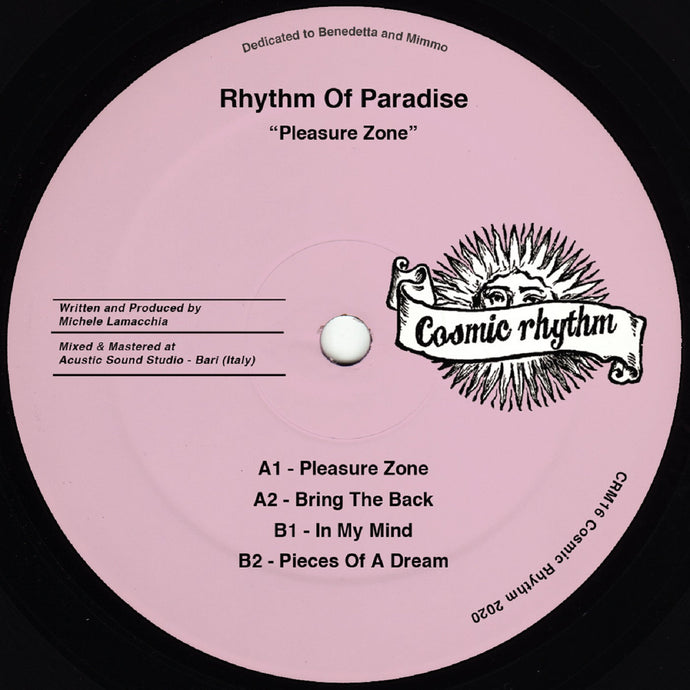 Rhythm Of Paradise - Pleasure Zone (CRM16)