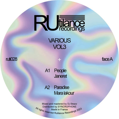 Various Vol.3 - ruti028 LP (RUTI028) 2x12
