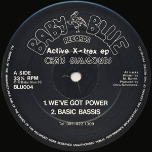 Chris Simmonds – Active X-Trax EP (BLU004)