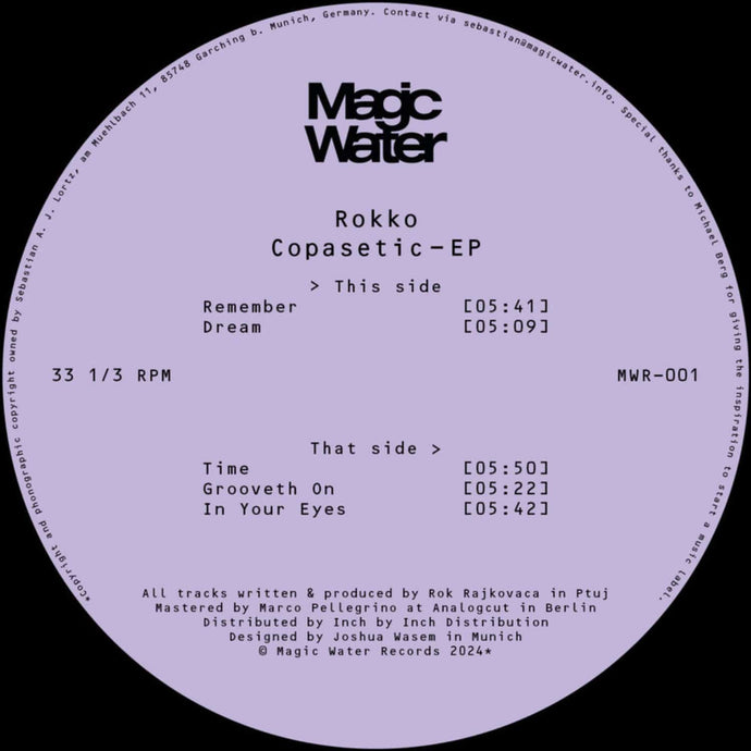 Rokko - Copasetic EP (MWR001)