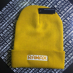 RAWAX BEENIE HAT YELLOW
