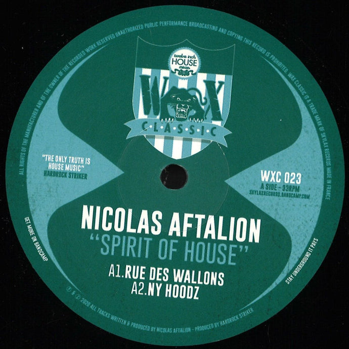 NICOLAS AFTALION - Spirit Of House EP (WXC023)