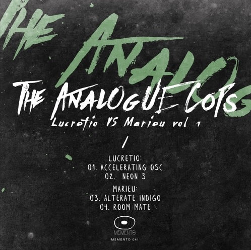 The Analogue Cops - Lucretio versus Marieu Vol.1 (MEMENTO041)