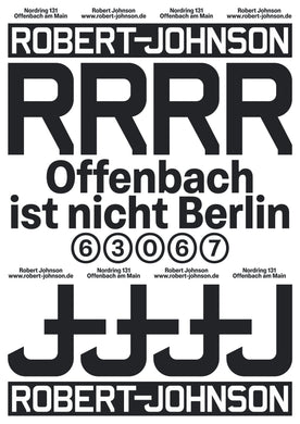 Offenbach ist nicht Berlin Poster