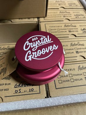 803 CrystaL Grooves Vinyl Weight (Red)